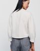 Maeve Cotton Blend Pleated Sleeve Crewneck Top - 4