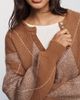 Maeve Cotton Blend Twofer Henley Sweater & Tee - 2