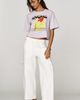 Maeve Cotton Cropped Graphic Tee - 3