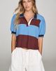Maeve Cotton Cropped Polo Top - 1