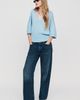 Maeve Cotton Merino Plunge V-Neck Sweater - 2