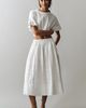 Maeve Cotton Pintuck Midi Skirt - 1