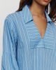 Maeve Cotton Poplin Blend Cropped Henley Top - 2