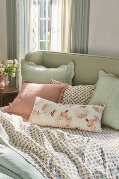 Maeve Cotton Printed Floral Pillow