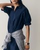 Maeve Cotton Puff-Sleeve Shirtdress - 1