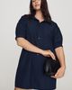 Maeve Cotton Puff-Sleeve Shirtdress - 5