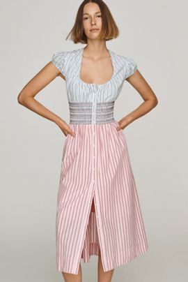 slim fit dress slacks Eddie Midi Dress