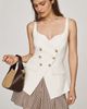 Maeve Cotton Tailored Vest Top - 1