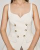 Maeve Cotton Tailored Vest Top - 4