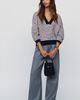 Maeve Cotton Wool Blend V Neck Sweater - 2