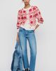 Maeve Cotton Wool Cropped Puff-Sleeve Cardigan - 3