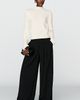 Maeve Cotton Wool Mock Neck Sweater - 3