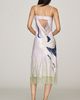 Maeve Cowl-Neck Lace Trim Sleeveless Midi Dress - 3