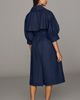 Maeve Crop-Sleeve Trench Coat Jacket - 3