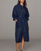 Maeve Crop-Sleeve Trench Coat Jacket - 4