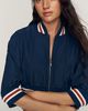 Maeve Cropped Bomber Jacket - 1