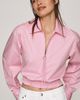 Maeve Cropped Collared Shirt Top - 1