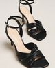 Maeve Cross Ankle Strap Heeled Sandals - 1