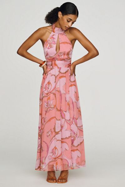 Maeve Cutout Halter Maxi Dress