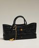 Maeve Dachshund Metal Charm Tote Bag - 1