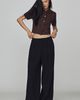 Maeve Dame Puff-Sleeve Denim Jacket - 3