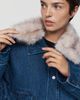 Maeve Denim Faux-Fur Collar Barn Jacket - 3