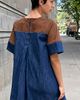 Maeve Emmy Denim Faux-Suede Mini Dress - 2