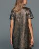 Maeve Emmy Metallic Mini Swing Dress - 3