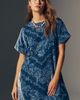 Maeve Emmy Short-Sleeve Swing Mini Dress by Maeve: Velvet Edition - 1