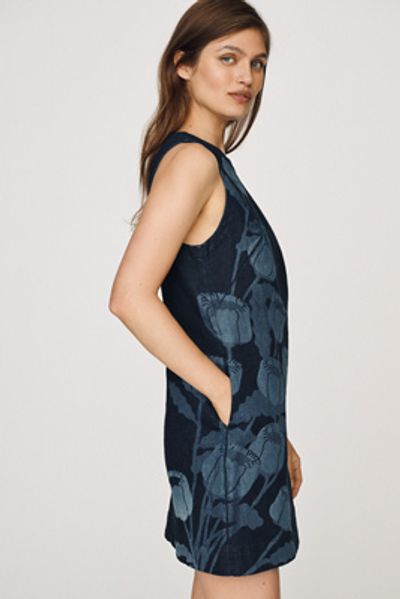Maeve Emmy Sleeveless Denim Dress
