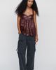 Maeve Faux-Leather Babydoll Tank Top - 2