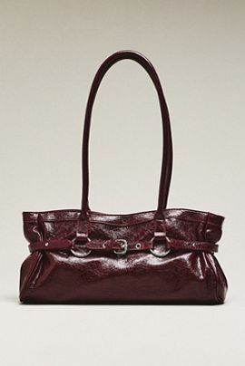 Maeve Faux-Leather Belted Bag