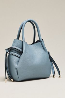 Maeve Faux-Leather Mini Tulip Satchel
