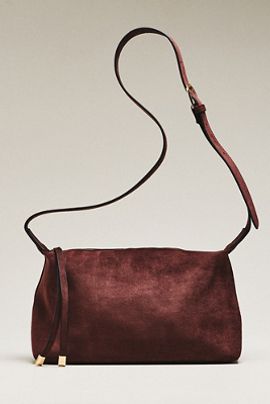 Maeve Faux-Suede Slouchy Shoulder Bag