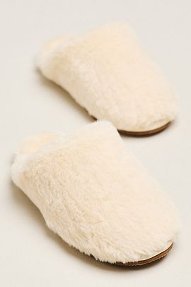 Maeve Faux Fur Slippers