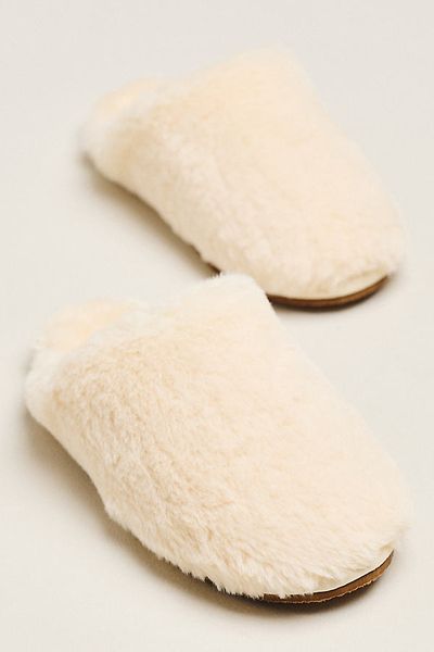 Maeve Faux Fur Slippers