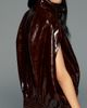 Maeve Faux Leather Capelet Jacket - 3