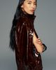 Maeve Faux Leather Capelet Jacket - 5