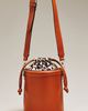 Maeve Faux Leather Cinched Bucket Bag - 1
