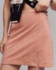 Maeve Faux Suede Mini Skirt - 2