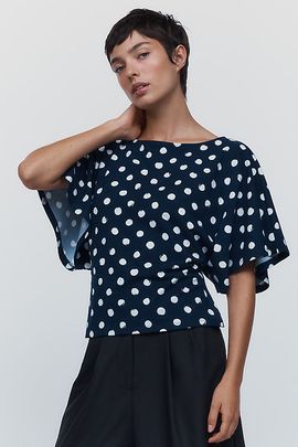 Maeve Flutter-Sleeve Top