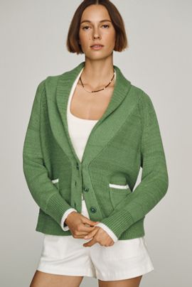 Maeve Foldover Lobster Cardigan
