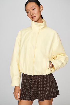 Maeve Funnel-Neck Bubble Jacket