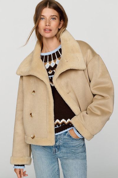Maeve Funnel Neck Reversible Jacket