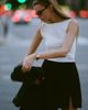 Maeve Gemma Linen Stretch Mini Skirt - 1