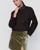 Maeve Gemma Velvet Mini Skirt - 1