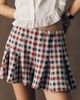 Maeve Godet Plaid Skirty Shorts - 2