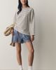 Maeve Greer Cotton Relaxed Long-Sleeve Top - 3
