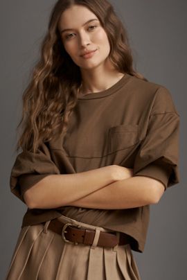Maeve Half-Sleeve Pocket Tee