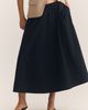 Maeve Hallie 100% Cotton Pull-On Midi Skirt - 2